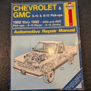 Haynes 80s 90s Chevy & GMC S-10 Blazer S-15 Jimmy Pickups 1982-93 Auto Repair